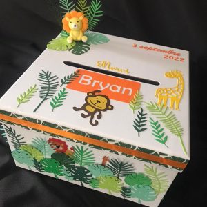 Urne baptême animaux de la savane