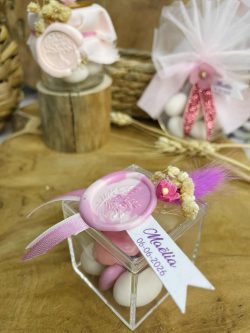 dragées baptême fille