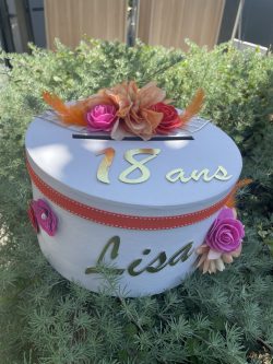 urne personnalisée anniversaire