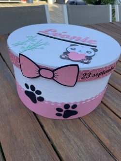 urne personnalisée baptême fille